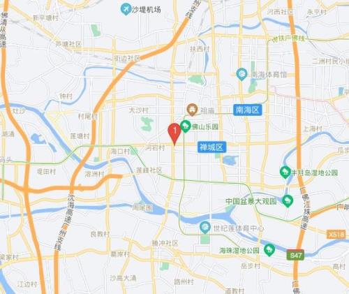 禪城区城南在禅城那位置