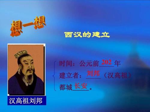 名人故事刘邦40字