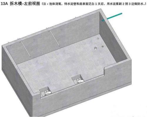 过滤池翻水板之间的高度差