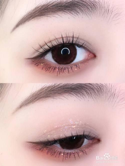 女生眼影画法