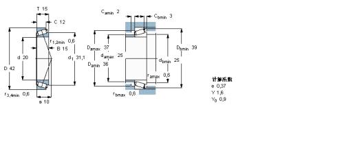6328轴承尺寸参数