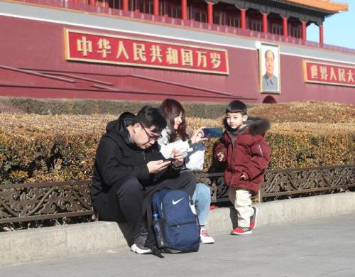 天安门照相角度