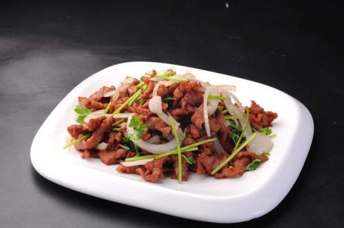牛肉孜然肉片的家常做法