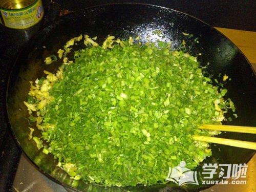 蒜黄素饺子馅做法
