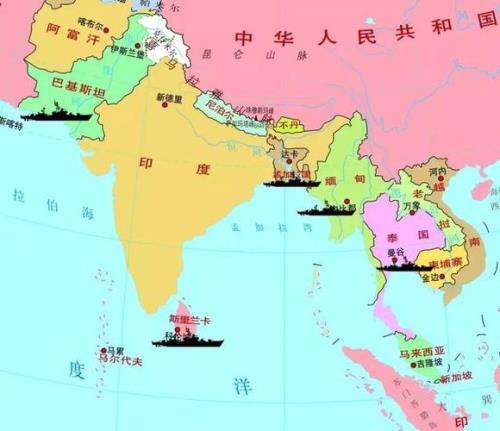 南亚地区包括哪些国家