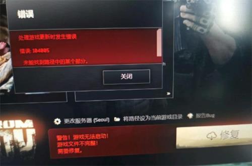逃离塔科夫错误208怎么解决
