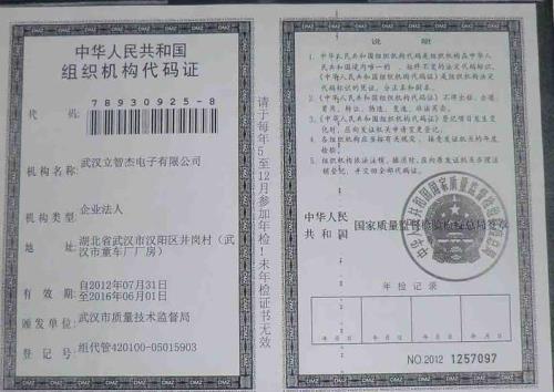注册机构代码是什么