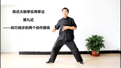 十八式斜行拗步详细分解