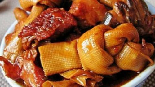 千张结烧肉的家常做法
