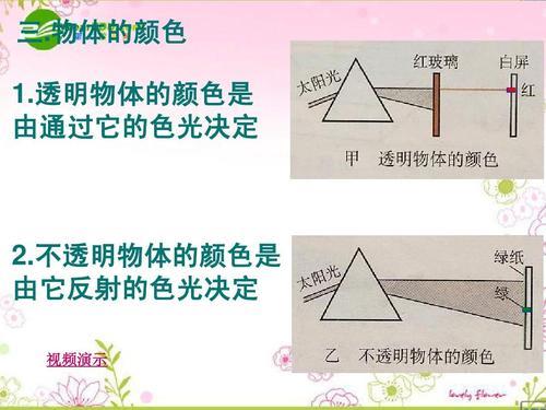 为什么白光会反射所有的色光