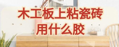 粘木板用什么胶可以