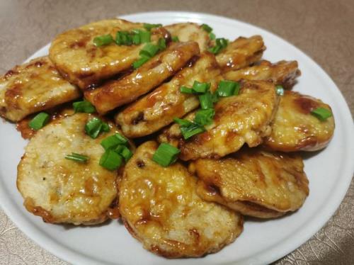 糖醋藕盒夹肉的做法