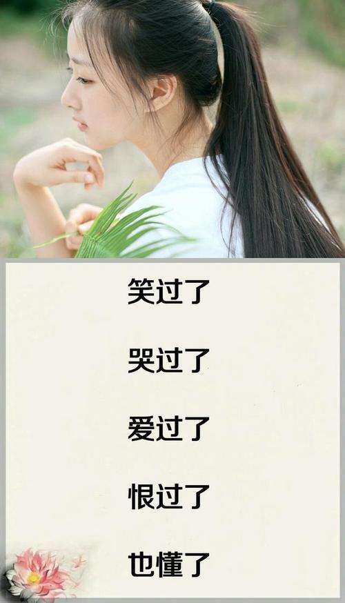 哭了笑了才懂得是什么歌
