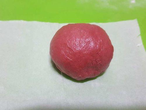 怎样调出红色的面团