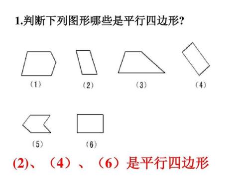 四边形有什么图形