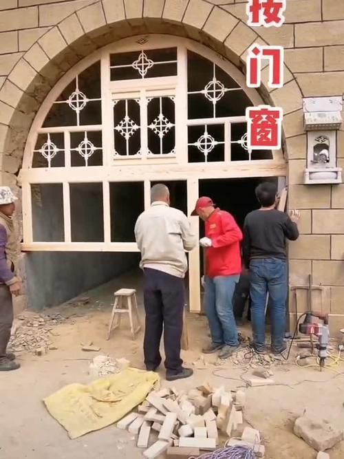 窑洞门帘安装