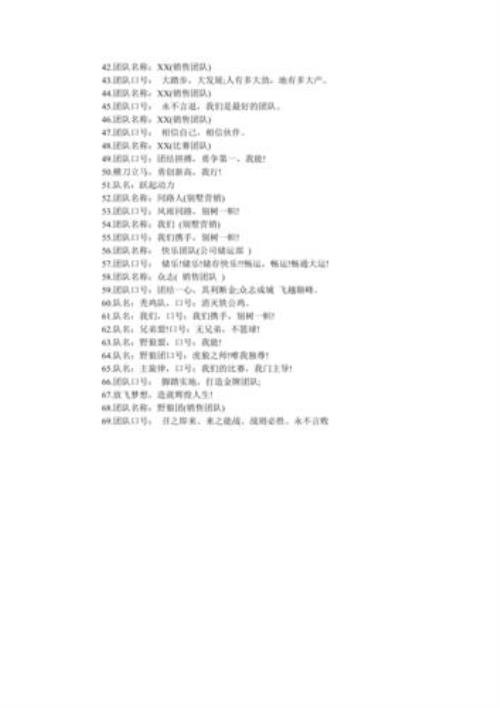 5人团队名称