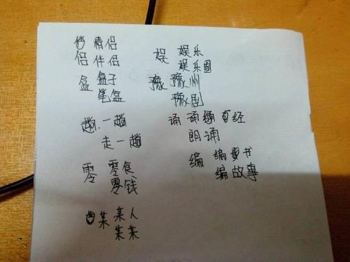 谁的组词有哪些词语