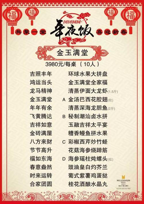 江南年夜饭菜单