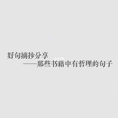 金句书摘