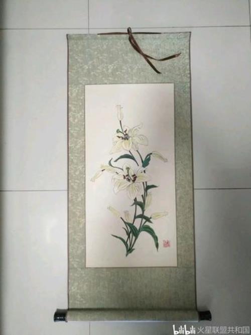工笔画装裱会不会掉色