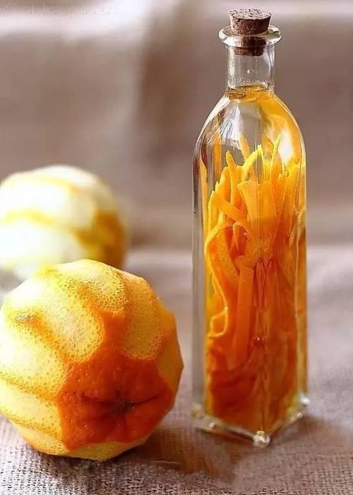 橙子皮能泡水喝吗