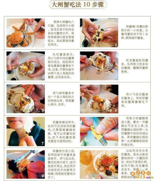 吃螃蟹的方法