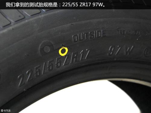 轮胎亏气的标志