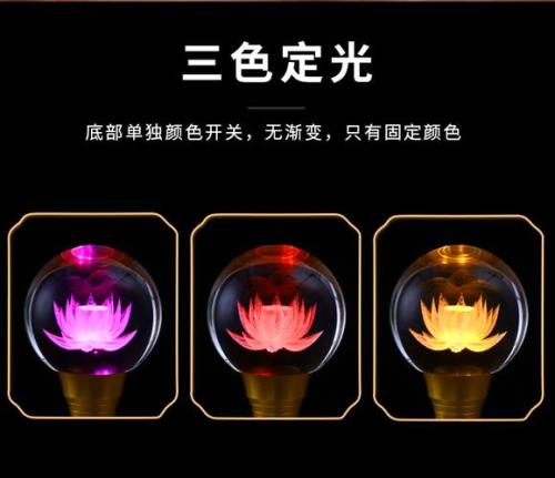 莲花蜡烛灯家里能用吗