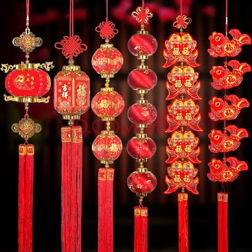 新年挂饰带小灯笼好不好