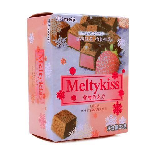 明治雪吻巧克力怎么开