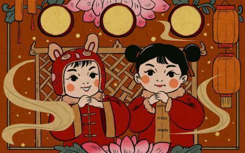 幼儿园兔年拜年视频文案