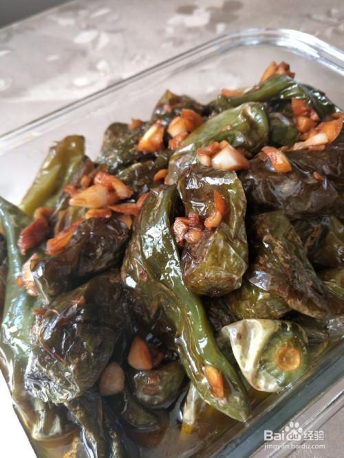 辣椒油茄子咸菜的做法