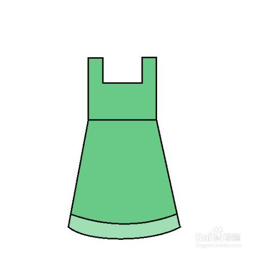 画裙子简单又漂亮幼儿园