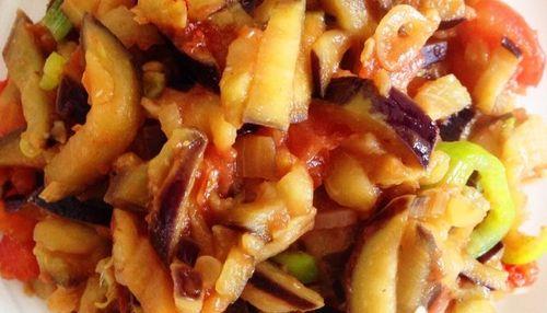 西红柿炒茄子丁教程