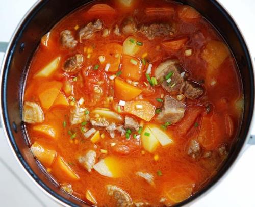 牛肉西红柿汤的做法