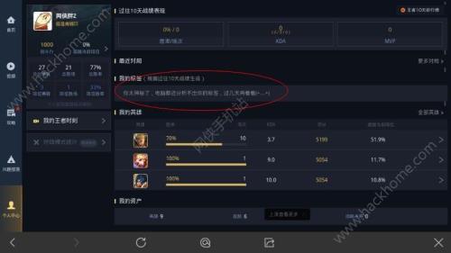 王者标签我设置了为什么看不到
