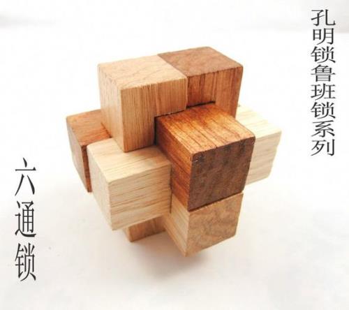 六块鲁班锁的拼法