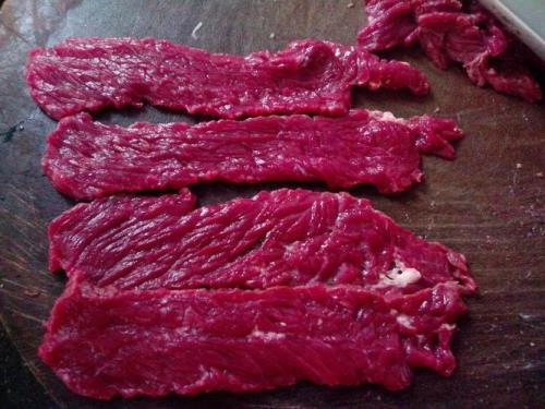 怎样切牛肉丝