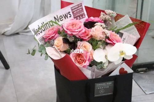 订婚花束包装教程