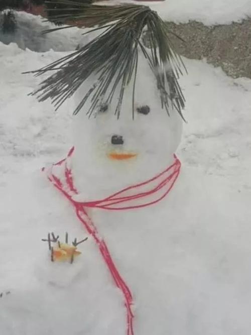 想堆雪人的文案