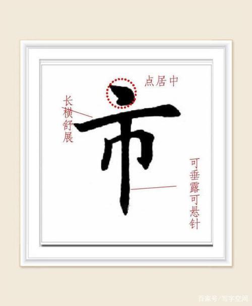 市的写法