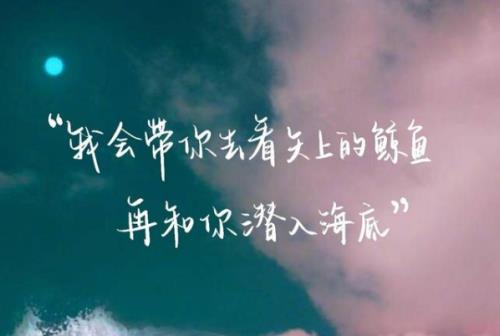 一段简短而深情的告白文案