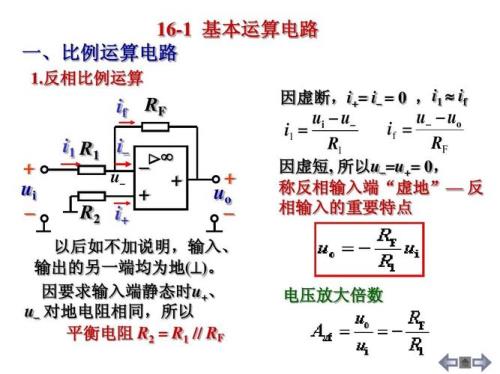 电压放大倍数为什么为负的