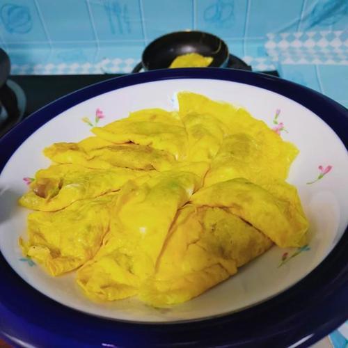 菠菜烧蛋饺的做法