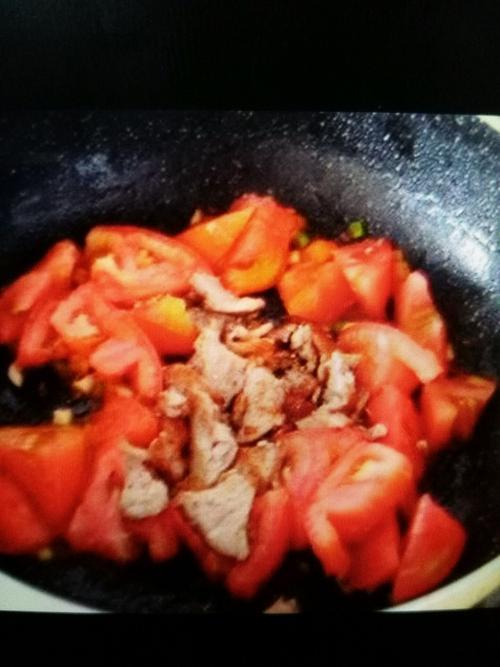 番茄炒肉片的正宗做法