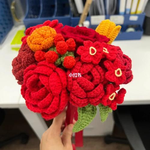 手捧花钩织教程