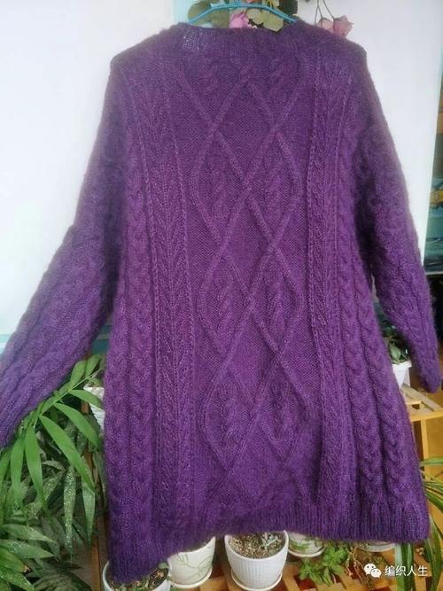成人女士毛衣编织排花完整教程