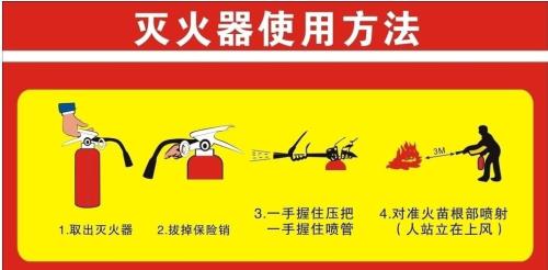 使用灭火器的儿歌