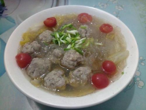 肉丸粉丝汤做法